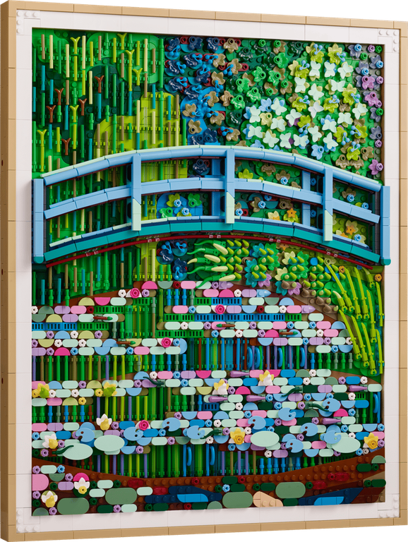 LEGO® Art Claude Monet – Bridge over a Pond of Water Lilies components