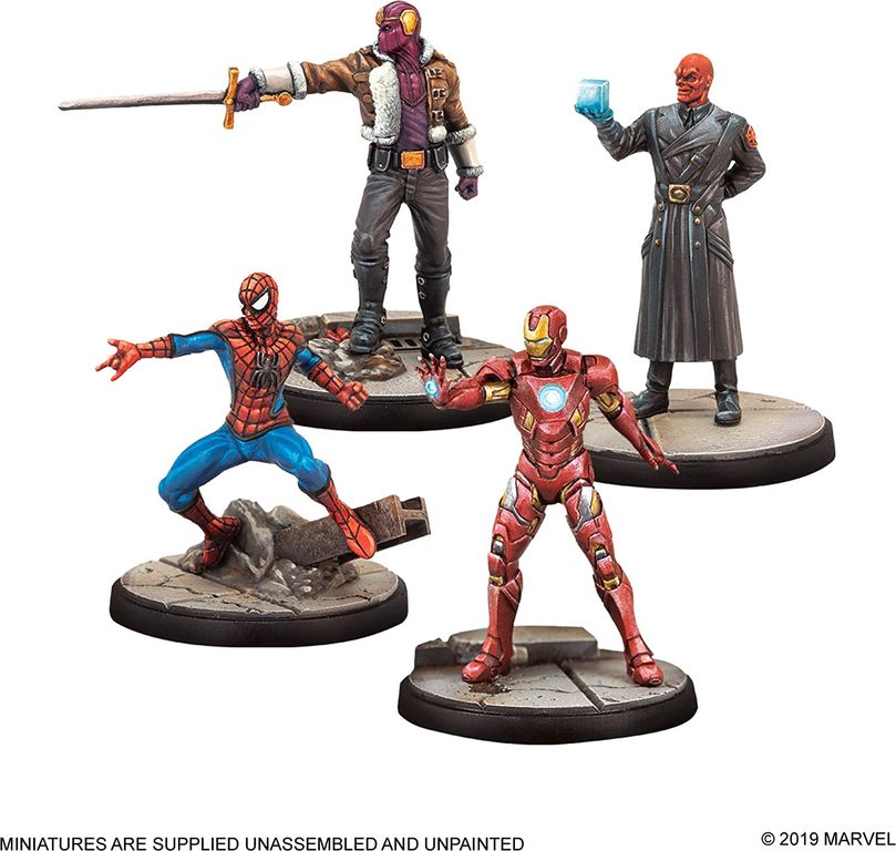 Marvel: Crisis Protocol miniaturen