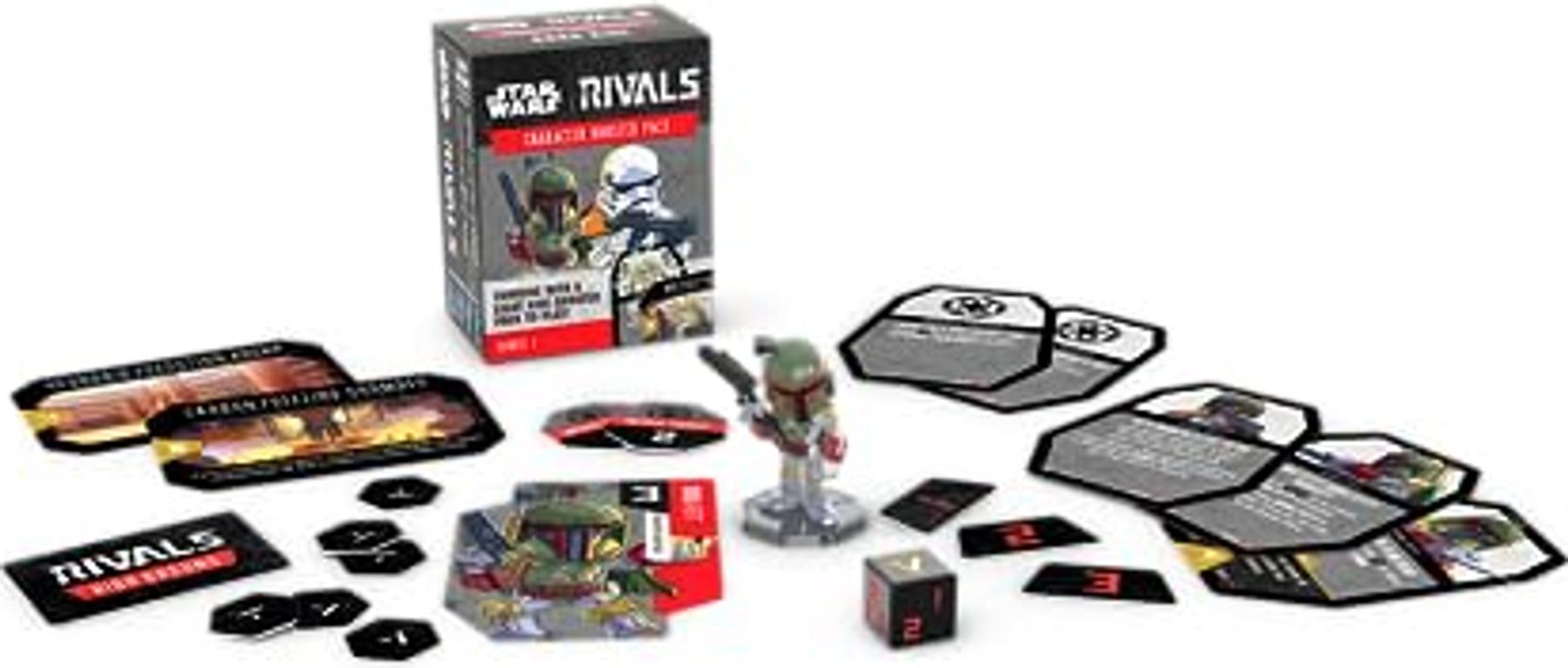 Star Wars Rivals Series 1: Character Booster Pack – Dark Side components