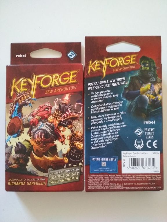 Keyforge: La llamada de los Arcontes - Mazo de Arconte caja