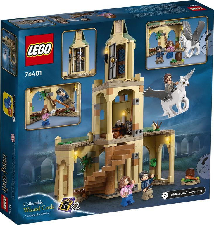 LEGO® Harry Potter™ Hogwarts™ Courtyard: Sirius’s Rescue back of the box