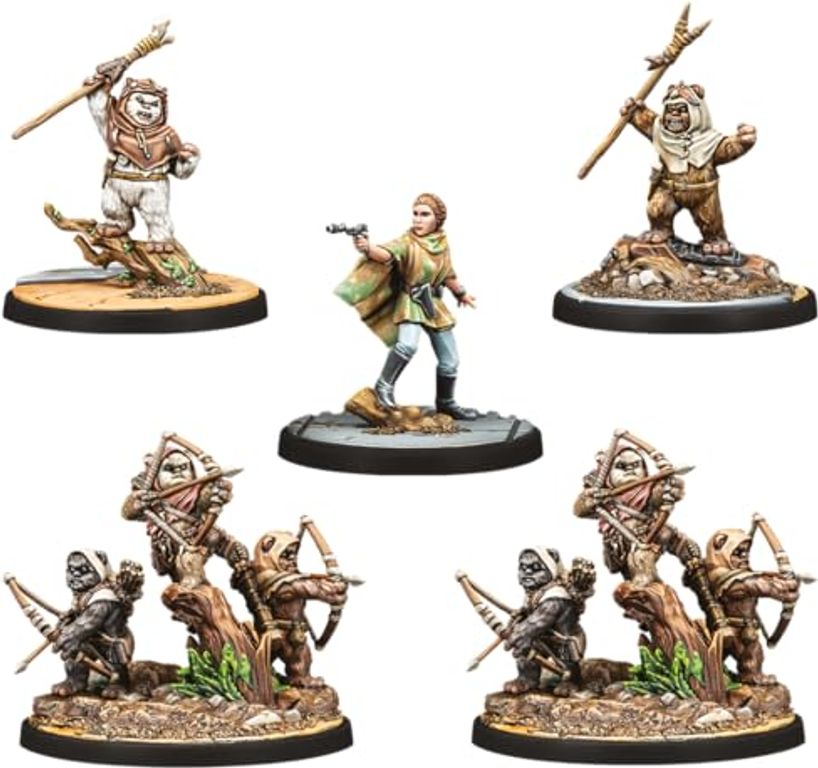 Star Wars Shatterpoint Ee Chee Wa Maa! Squad Pack miniatures