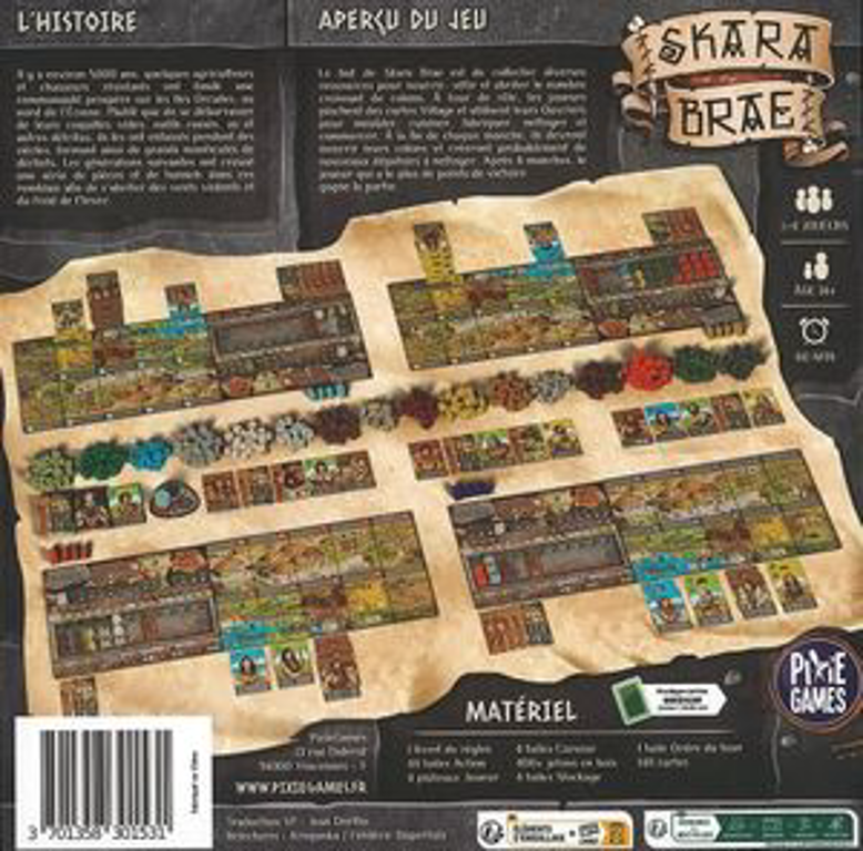 Skara Brae dos de la boîte