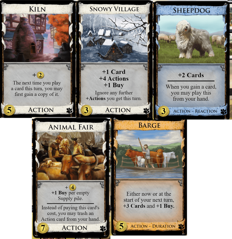 Dominion: Menagerie cartas