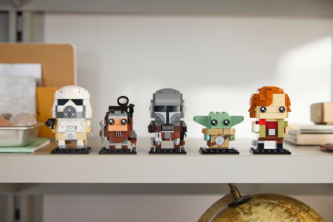 LEGO® BrickHeadz™ Il Mandaloriano e Grogu: Alleati e Cattivi
