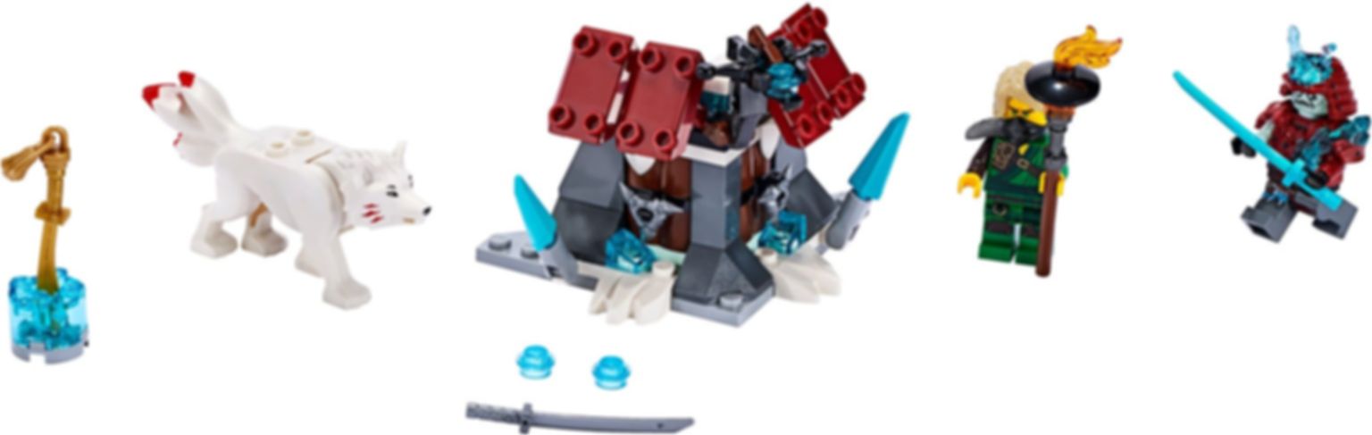 LEGO® Ninjago Lloyd's Journey components