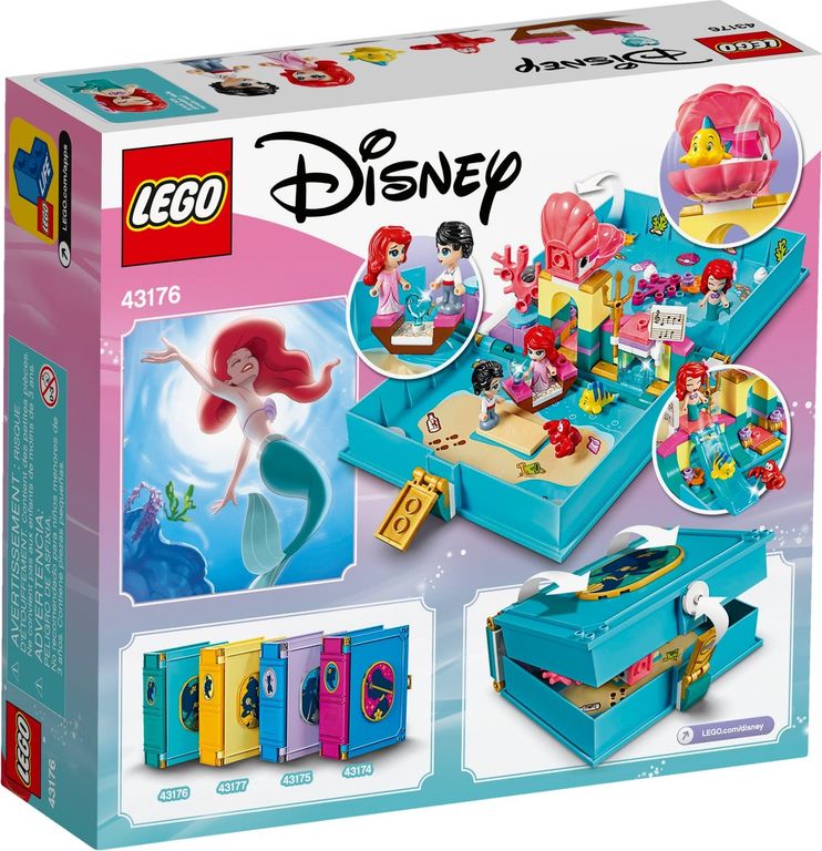 LEGO® Disney Arielles Märchenbuch rückseite der box