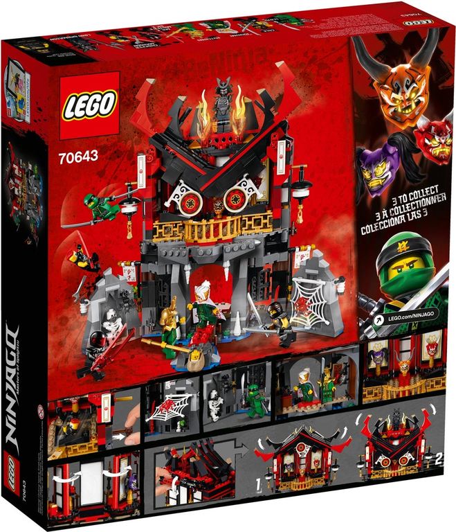 LEGO® Ninjago Temple of Resurrection back of the box