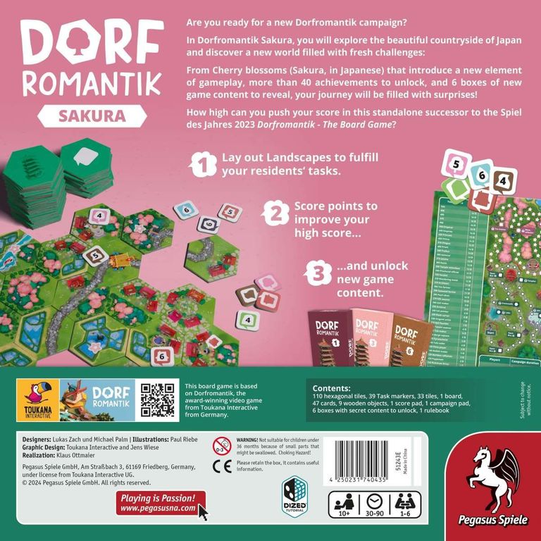 Dorfromantik: Sakura dos de la boîte