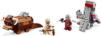LEGO® Star Wars T-16 Skyhopper™ vs Bantha™ Microfighters components