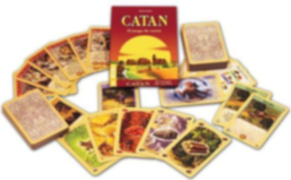 De Kolonisten van Catan: Het snelle kaartspel componenten