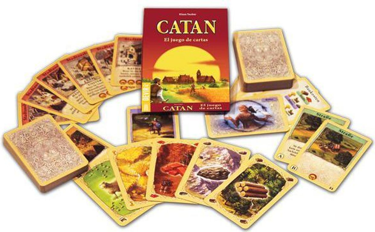 Catane: Le jeu de cartes composants