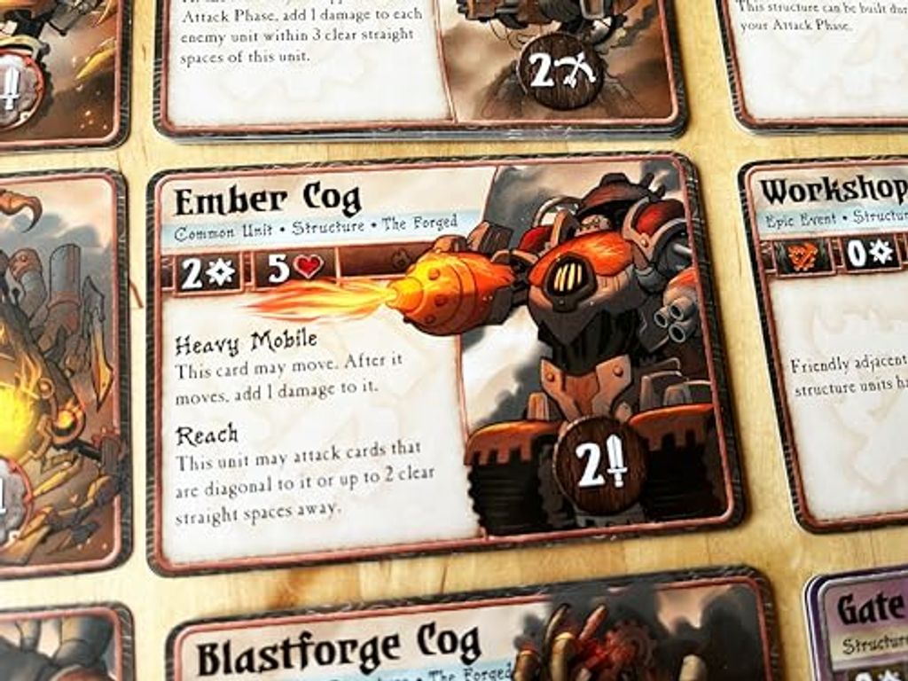 Summoner Wars (Second Edition): The Forged Faction Deck cartes