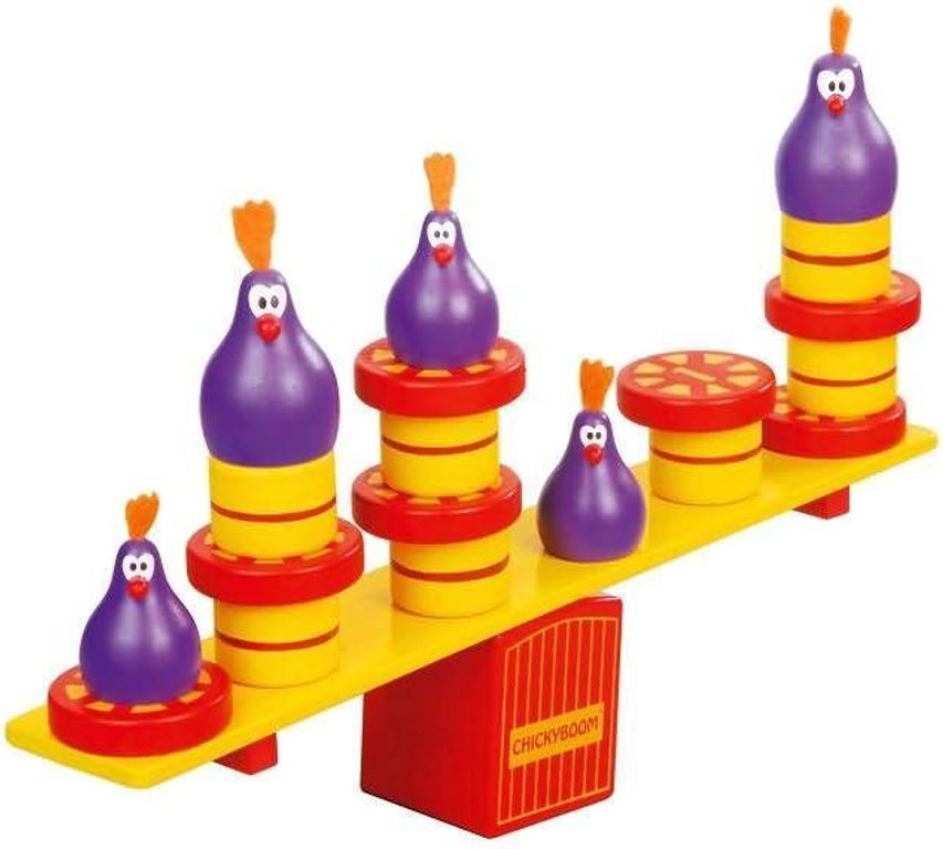 Blau Orange chickyboom Spiel partes