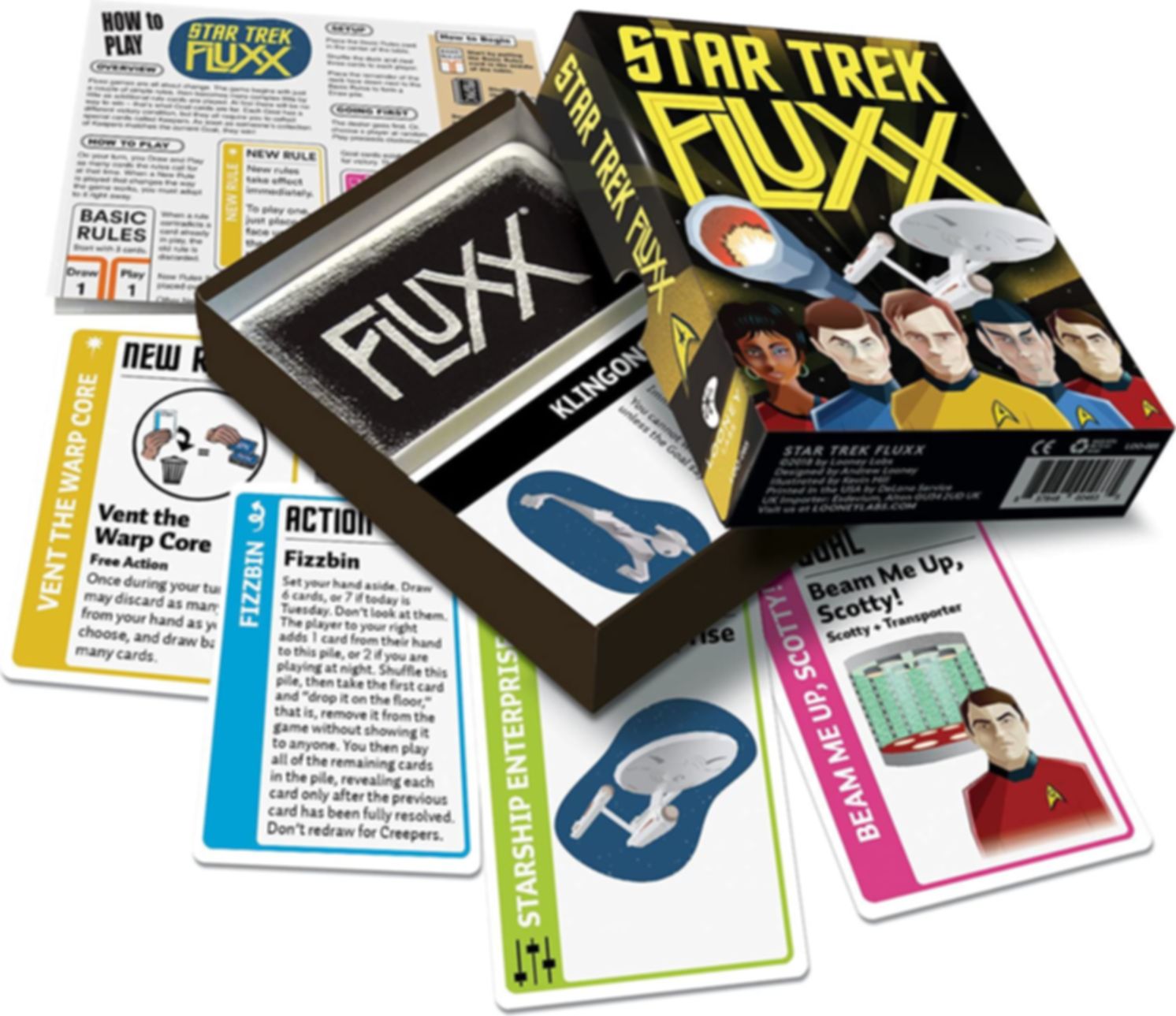 Star Trek Fluxx components