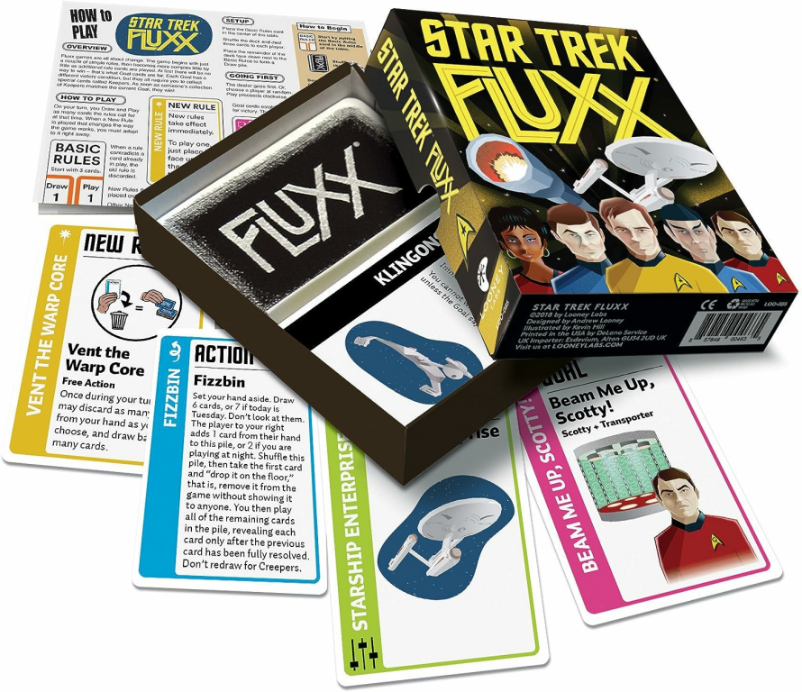 Star Trek Fluxx componenten