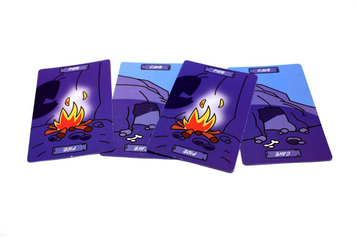 Cavemen Playing With Fire cards