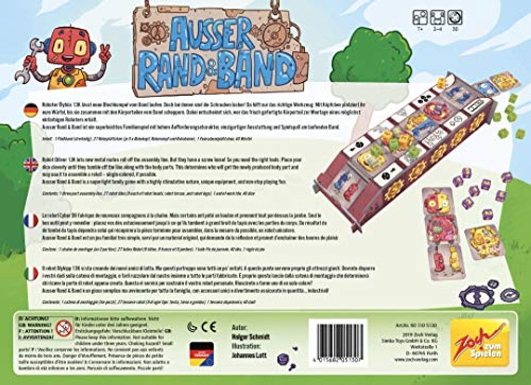 Ausser Rand & Band rückseite der box