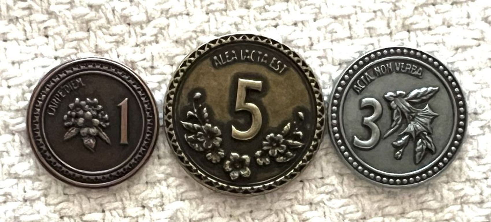 Botany: Metal Coins monete