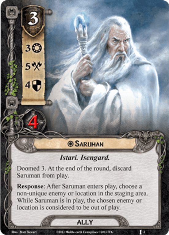 Le Seigneur des Anneaux: Le Jeu de Cartes - L'Appel de l'Isengard cartes