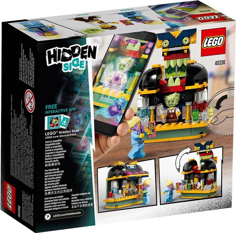 LEGO® Hidden Side Newbury-sapjesbar achterkant van de doos