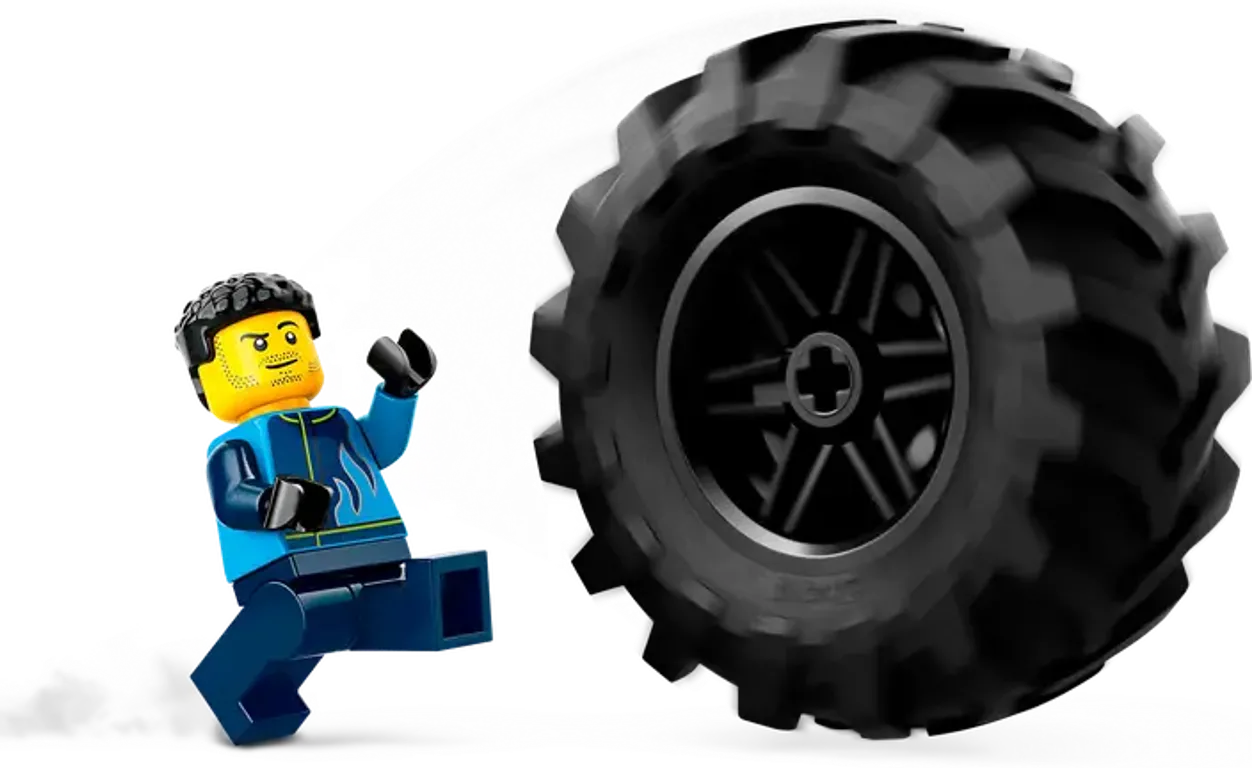 LEGO® City Blue Monster Truck minifigures