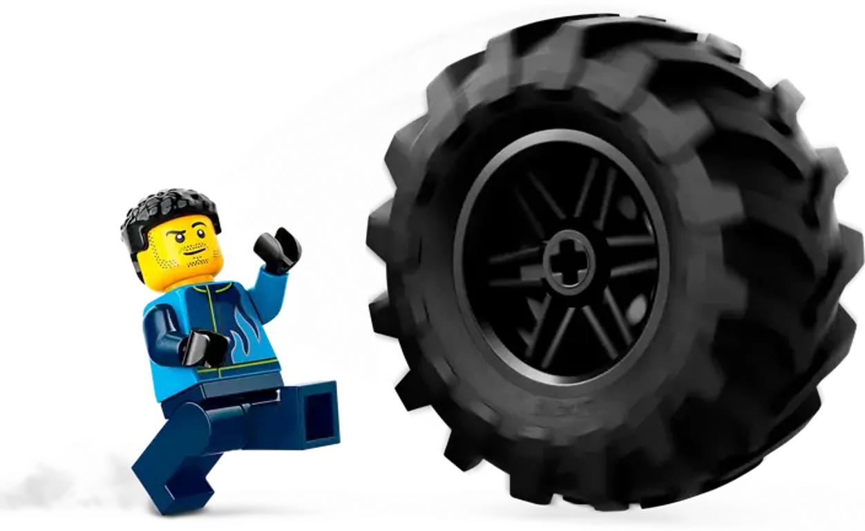 LEGO® City Blauwe monstertruck minifiguren