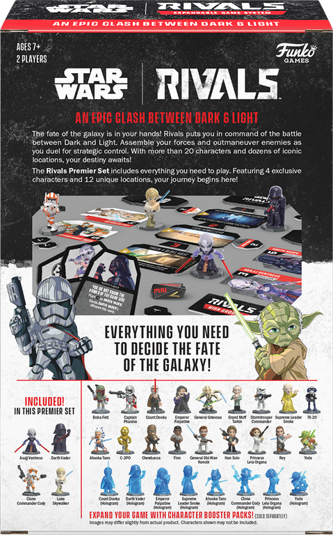 Star Wars: Rivals – Series 1: Premier Set back of the box