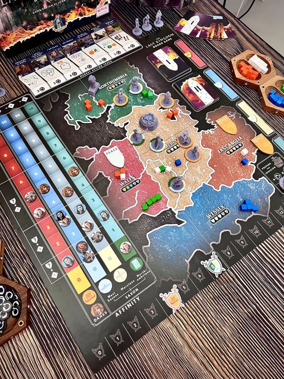 The Last Kingdom Board Game componenti