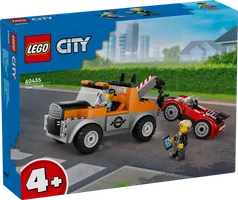 LEGO® City Sleepwagen en sportautoreparatie