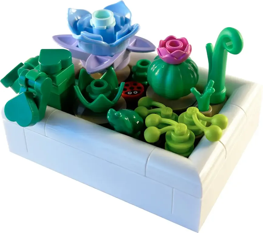 LEGO® Botanicals Tiny Desert Garden components