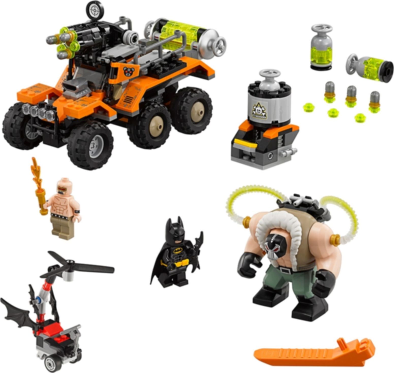 LEGO® Batman Movie L'attaque du camion toxique de Bane™ composants