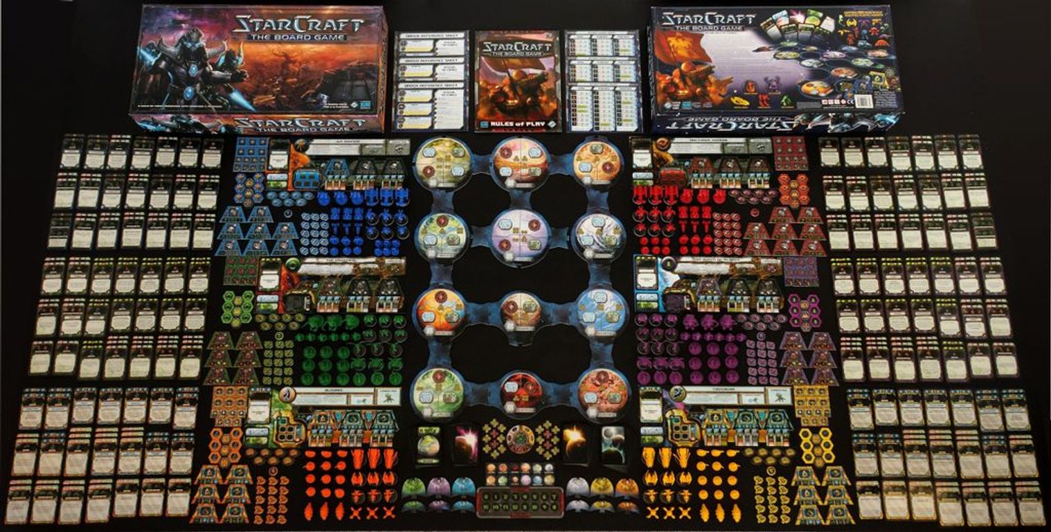 StarCraft: The Board Game componenten