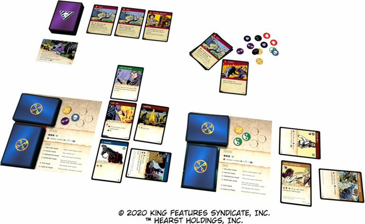 The Phantom: The Card Game components