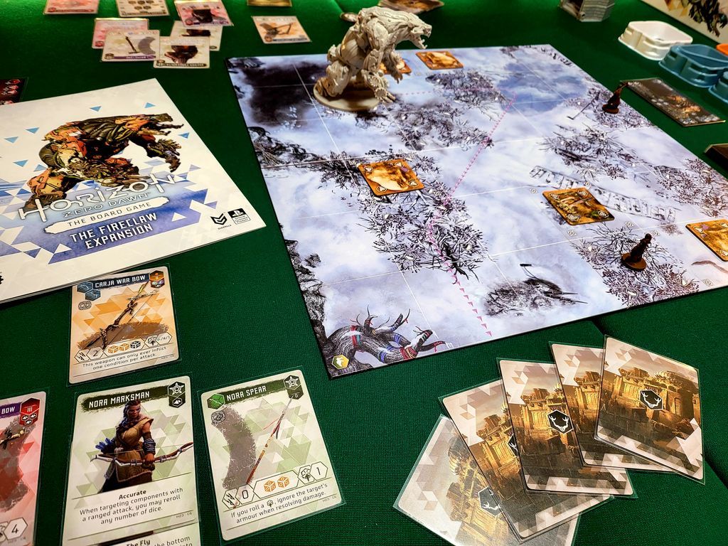 Horizon Zero Dawn: The Board Game – Fireclaw gameplay