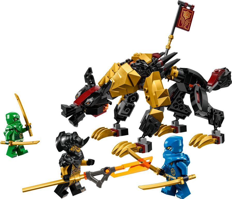 LEGO® Ninjago Cavaliere del Drago Cacciatore Imperium componenti