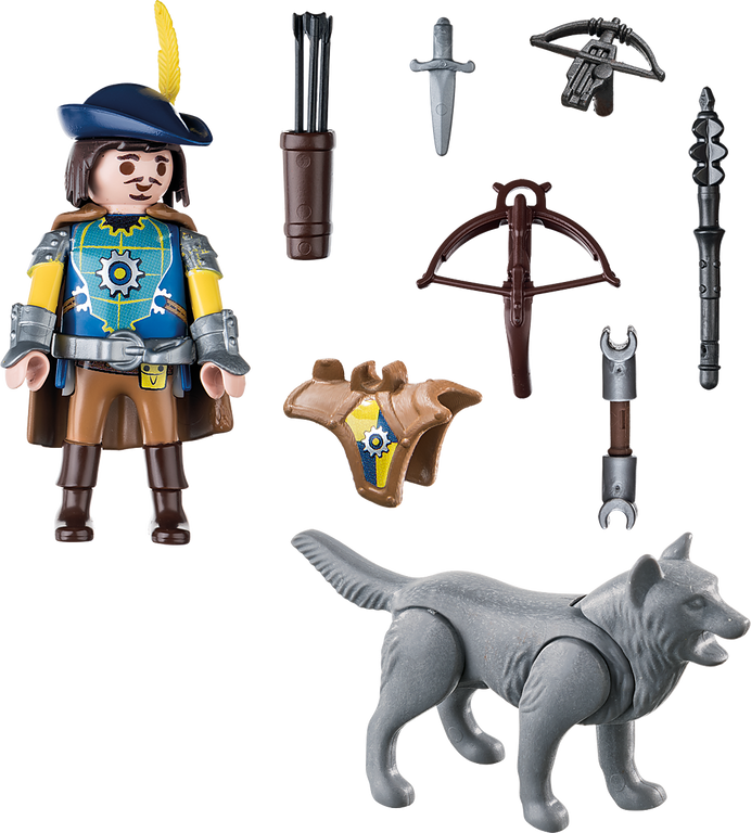 Playmobil® Novelmore archer with wolf components