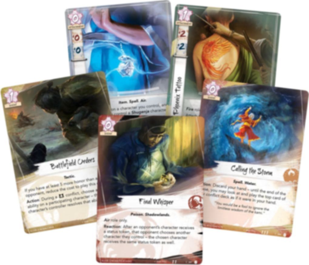 Legend of the Five Rings: The Card Game – Coils of Power cards
