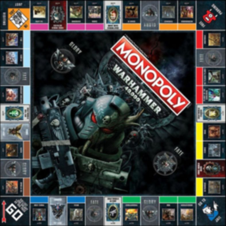 Monopoly: Warhammer 40,000 plateau de jeu