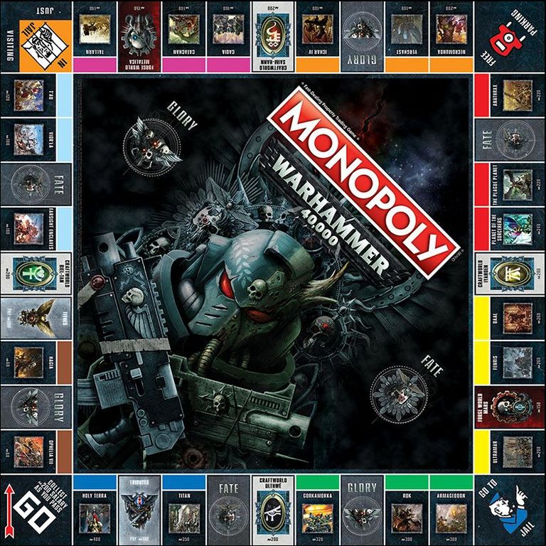 Winning Moves Warhammer Monopoly Board Game, Choose your token