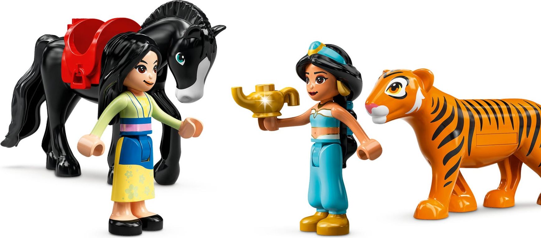 LEGO® Disney Aventura de Jasmine y Mulán minifiguras