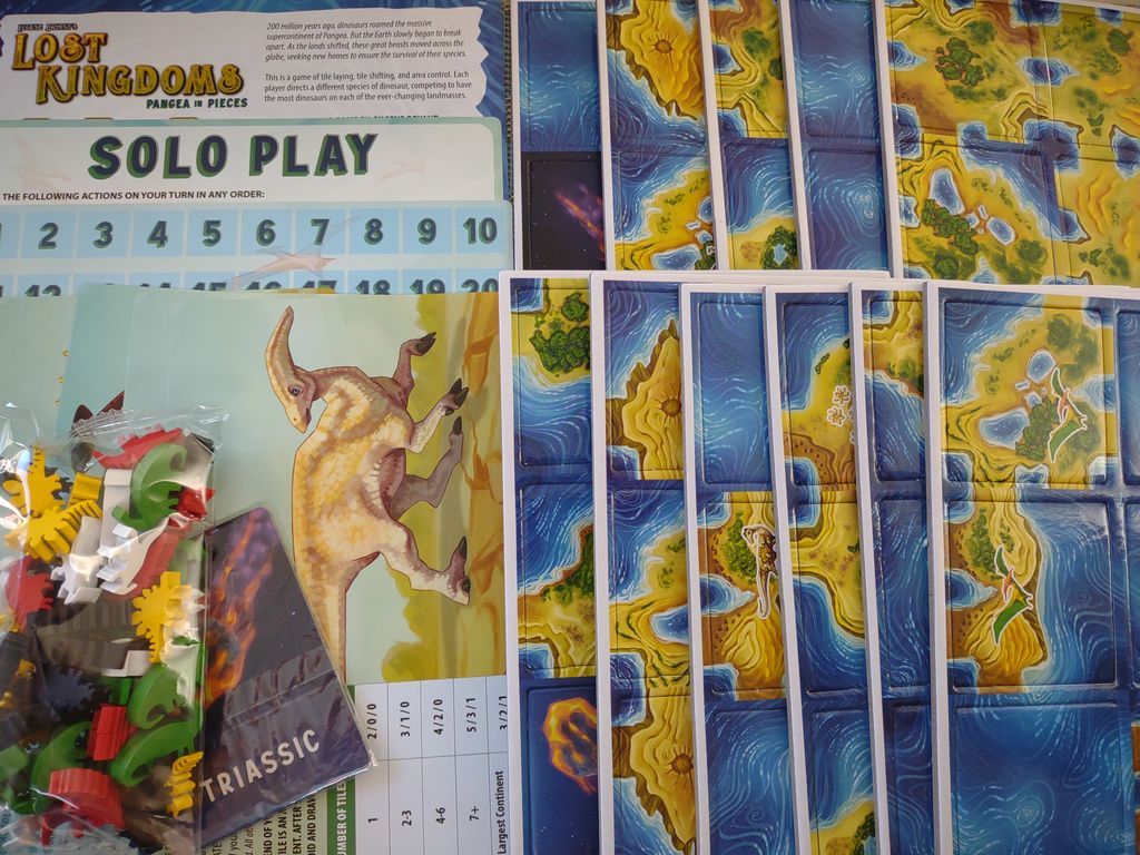 Lost Kingdoms: Pangea in Pieces componenten