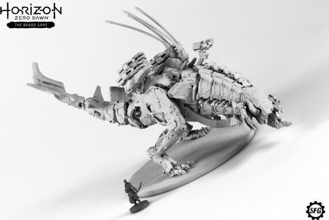 Horizon Zero Dawn: The Board Game – Thunderjaw miniatuur