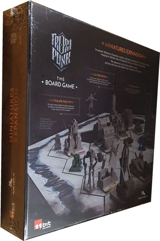Frostpunk: The Board Game – Miniatures Expansion rückseite der box