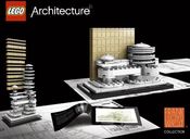 LEGO® Architecture Solomon R. Guggenheim Museum parte posterior de la caja