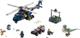 LEGO® Jurassic World La poursuite en hélicoptère de Blue composants