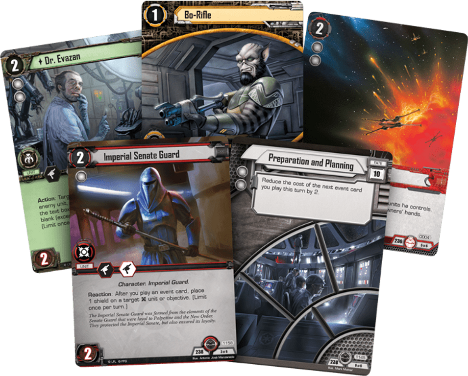 Star Wars: The Card Game - A Wretched Hive kaarten