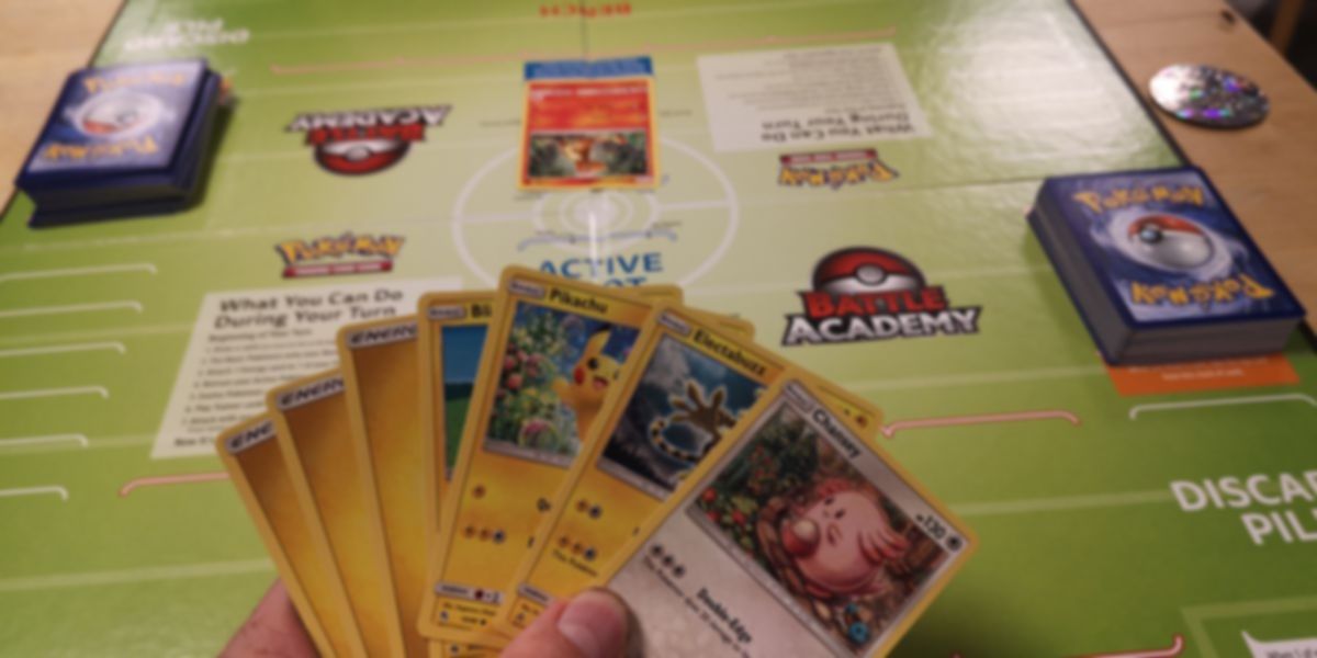 Pokémon Trading Card Game Battle Academy gameplay
