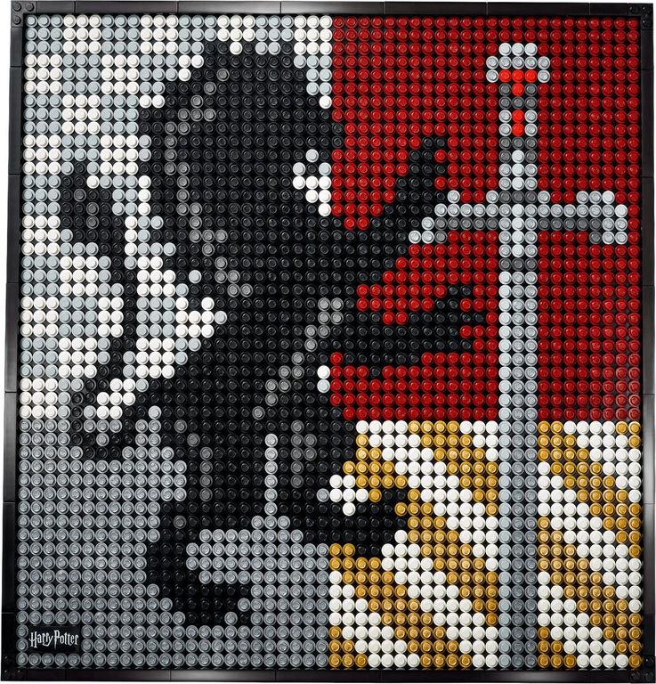 LEGO® Art Harry Potter™ Hogwarts™ Crests componenti