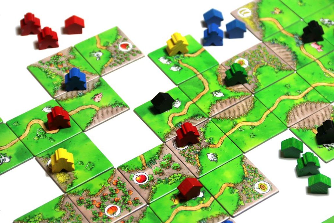 Carcassonne: Par Monts et par Vaux gameplay